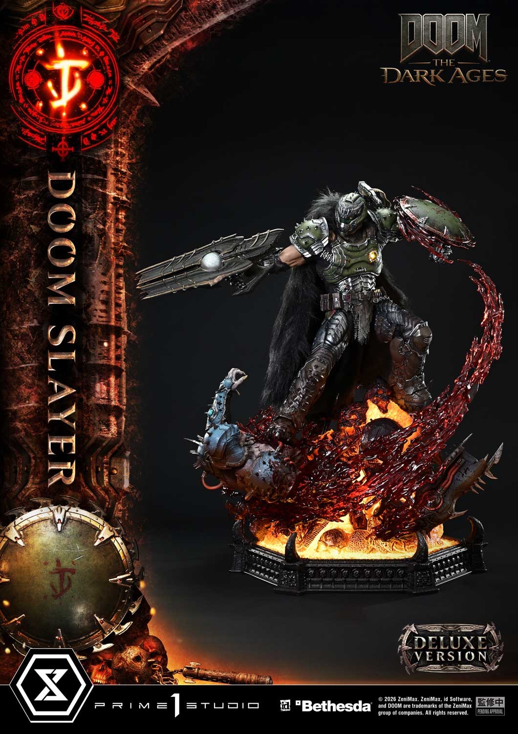 Doom Doom Slayer (Deluxe Bonus Version) Quarter Scale Statue  (Prototype Shown) View 10