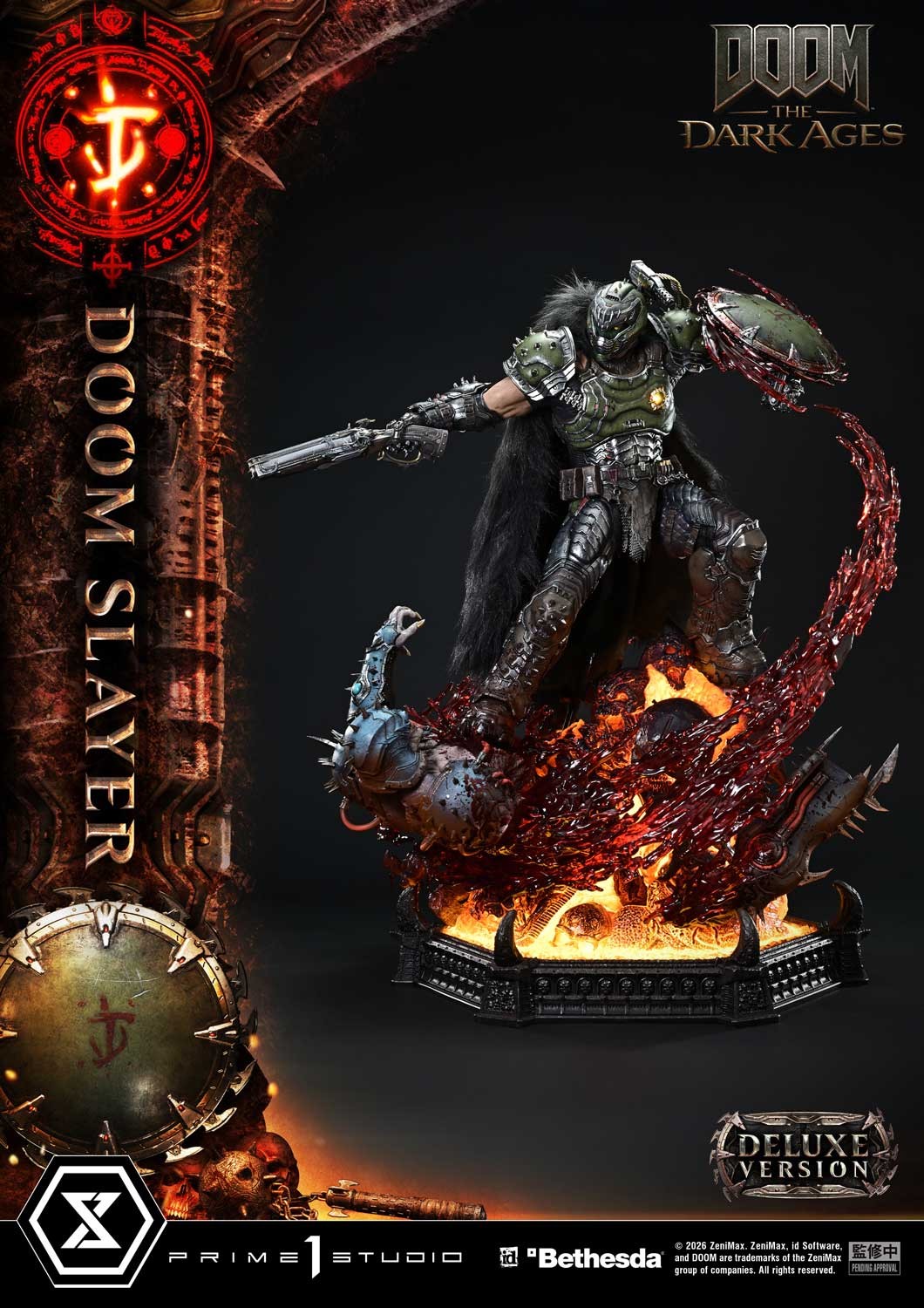 Doom Doom Slayer (Deluxe Bonus Version) Quarter Scale Statue  (Prototype Shown) View 11