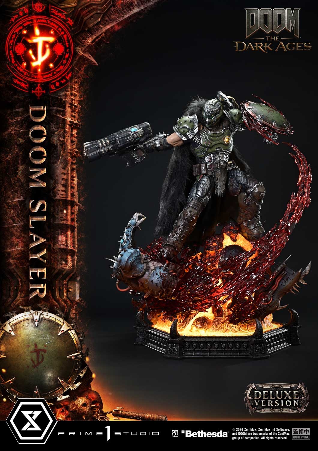 Doom Doom Slayer (Deluxe Bonus Version) Quarter Scale Statue  (Prototype Shown) View 12