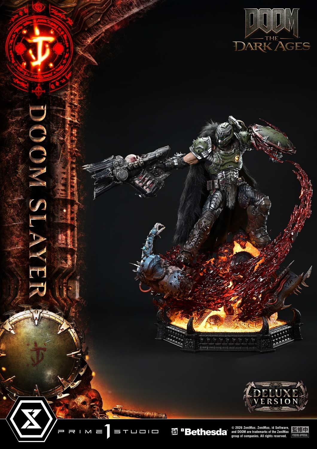 Doom Doom Slayer (Deluxe Bonus Version) Quarter Scale Statue  (Prototype Shown) View 13