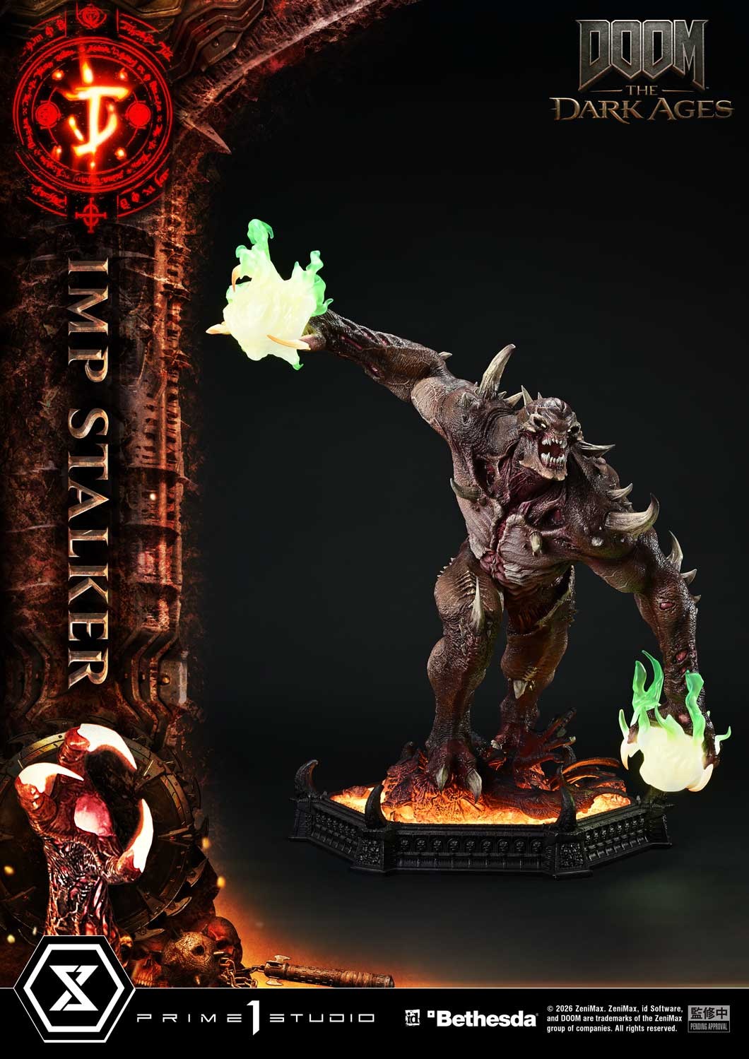 Doom Imp Stalker Quarter Scale Statue  (Prototype Shown) View 8