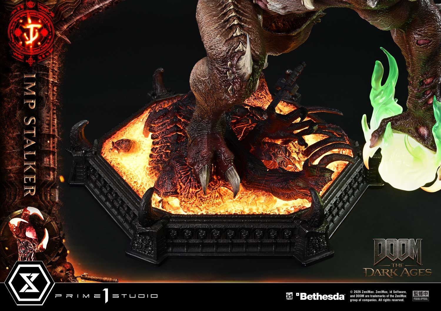 Doom Imp Stalker Quarter Scale Statue  (Prototype Shown) View 15