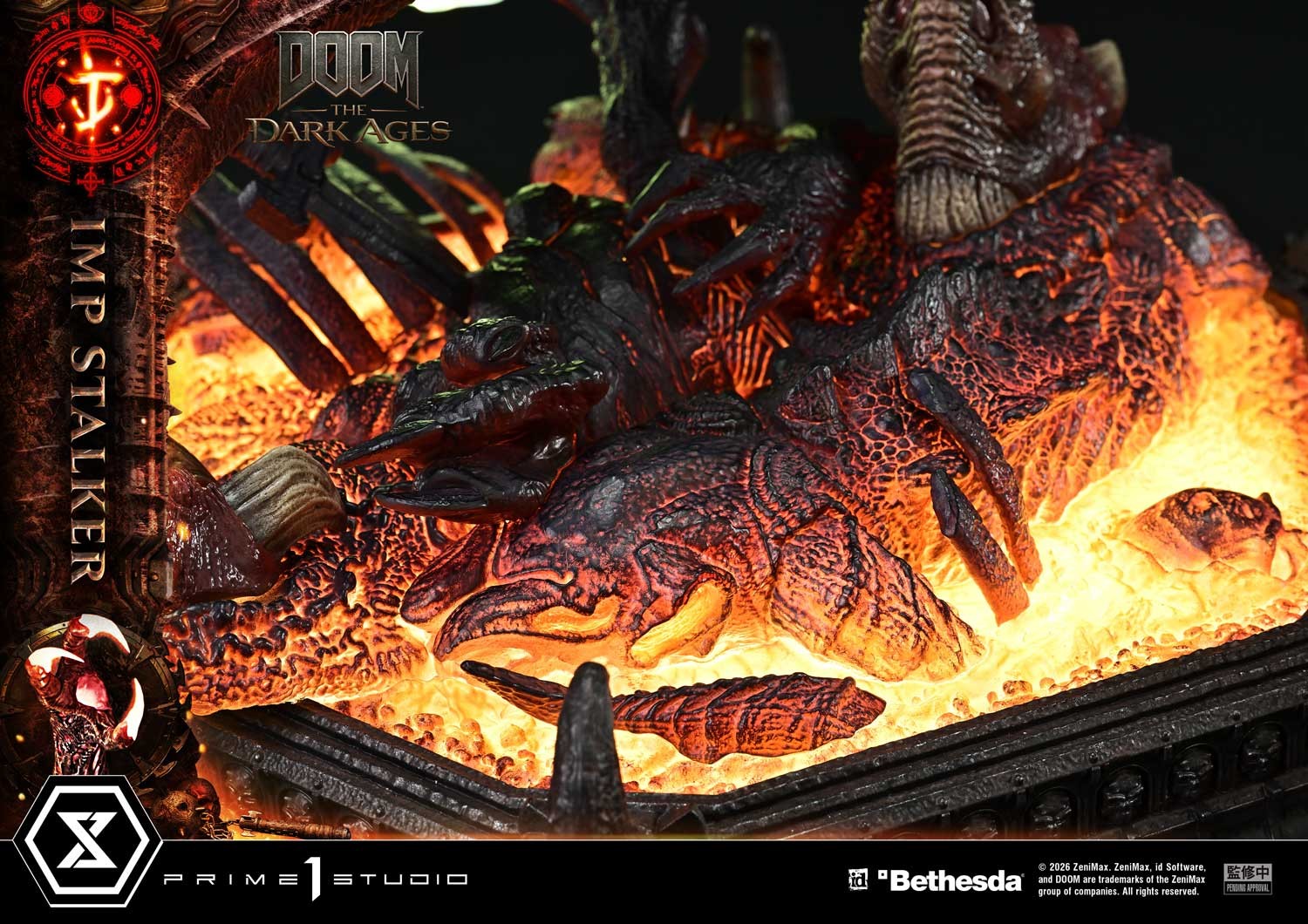 Doom Imp Stalker Quarter Scale Statue  (Prototype Shown) View 16
