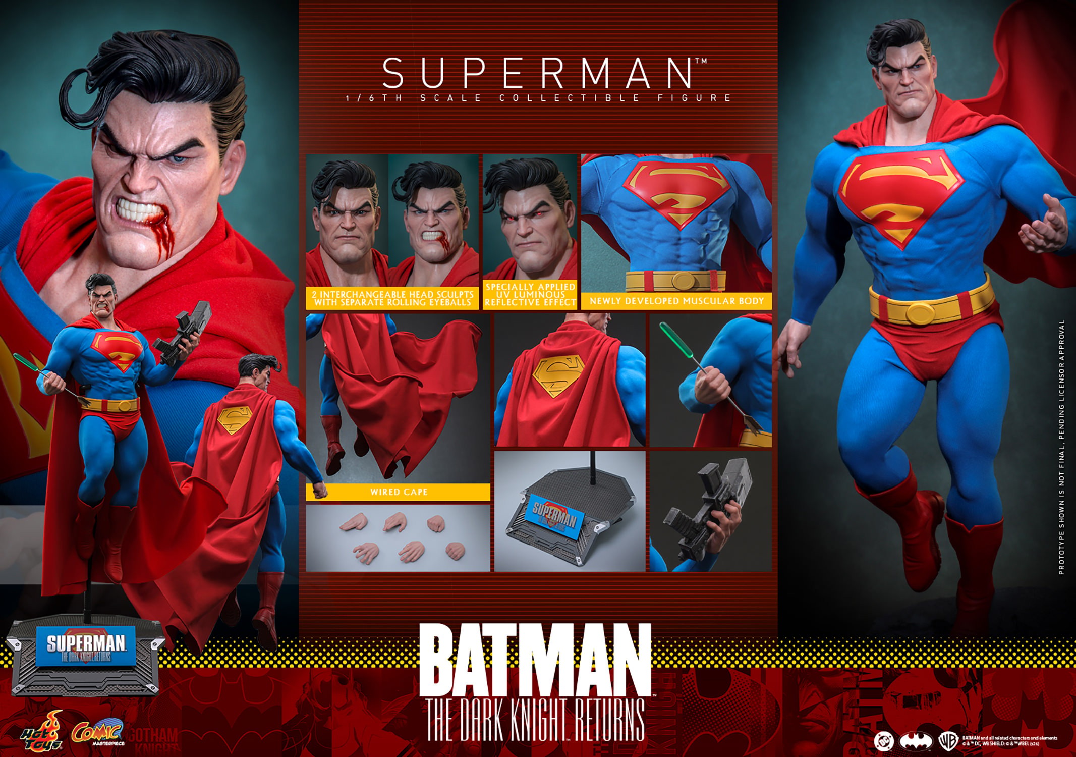 DC Comics Superman™ Sixth Scale Figure  (Prototype Shown) View 23