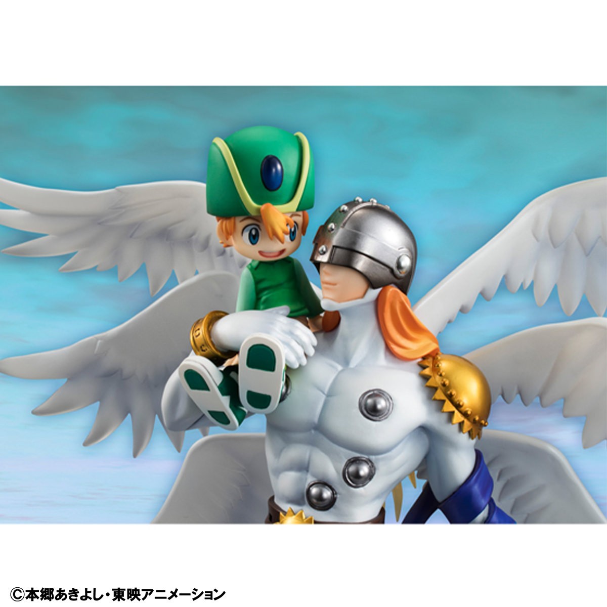 Digimon Angemon & Takeru Takaishi Collectible Figure  (Prototype Shown) View 7