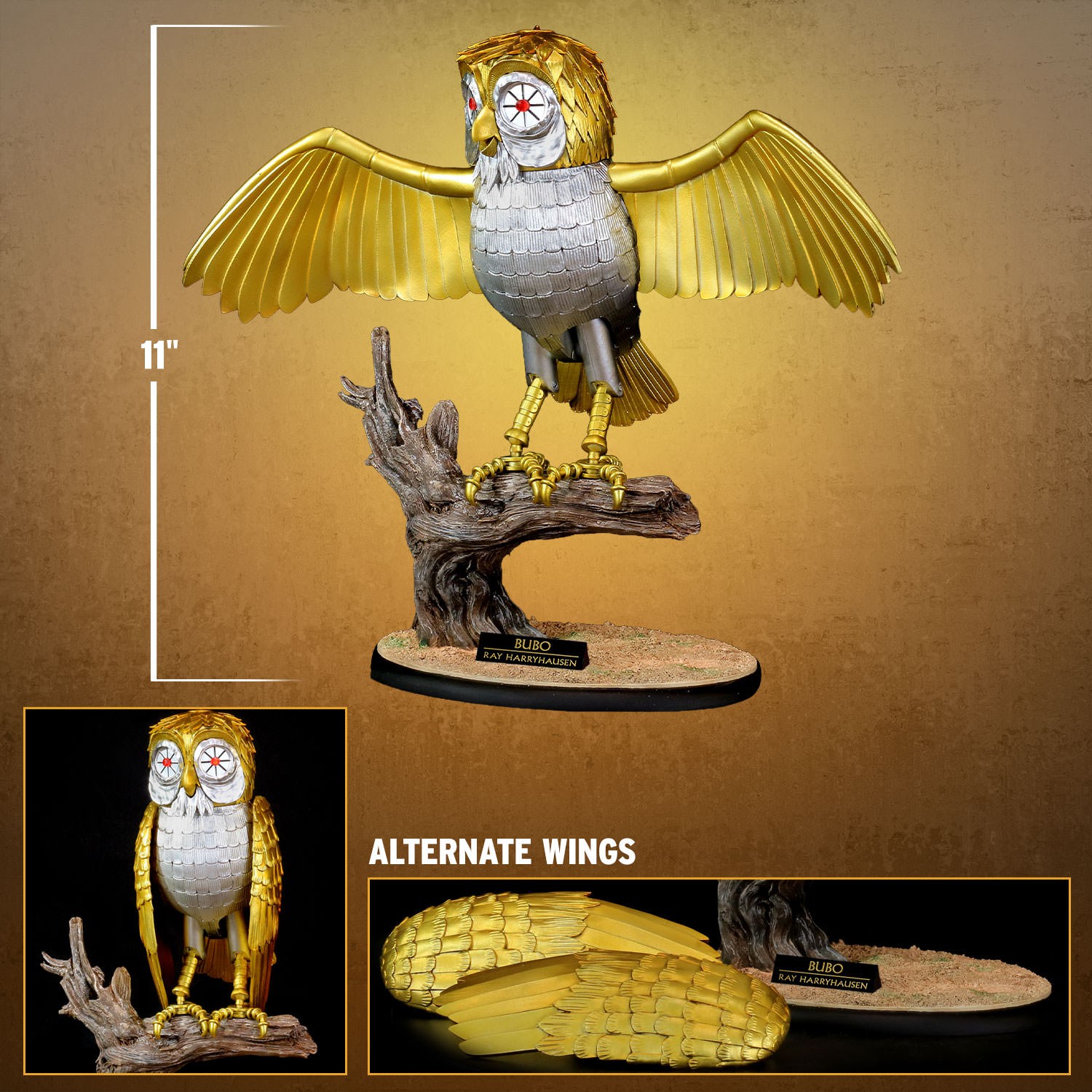 Ray Harryhausen Bubo (Deluxe) Diorama  (Prototype Shown) View 2