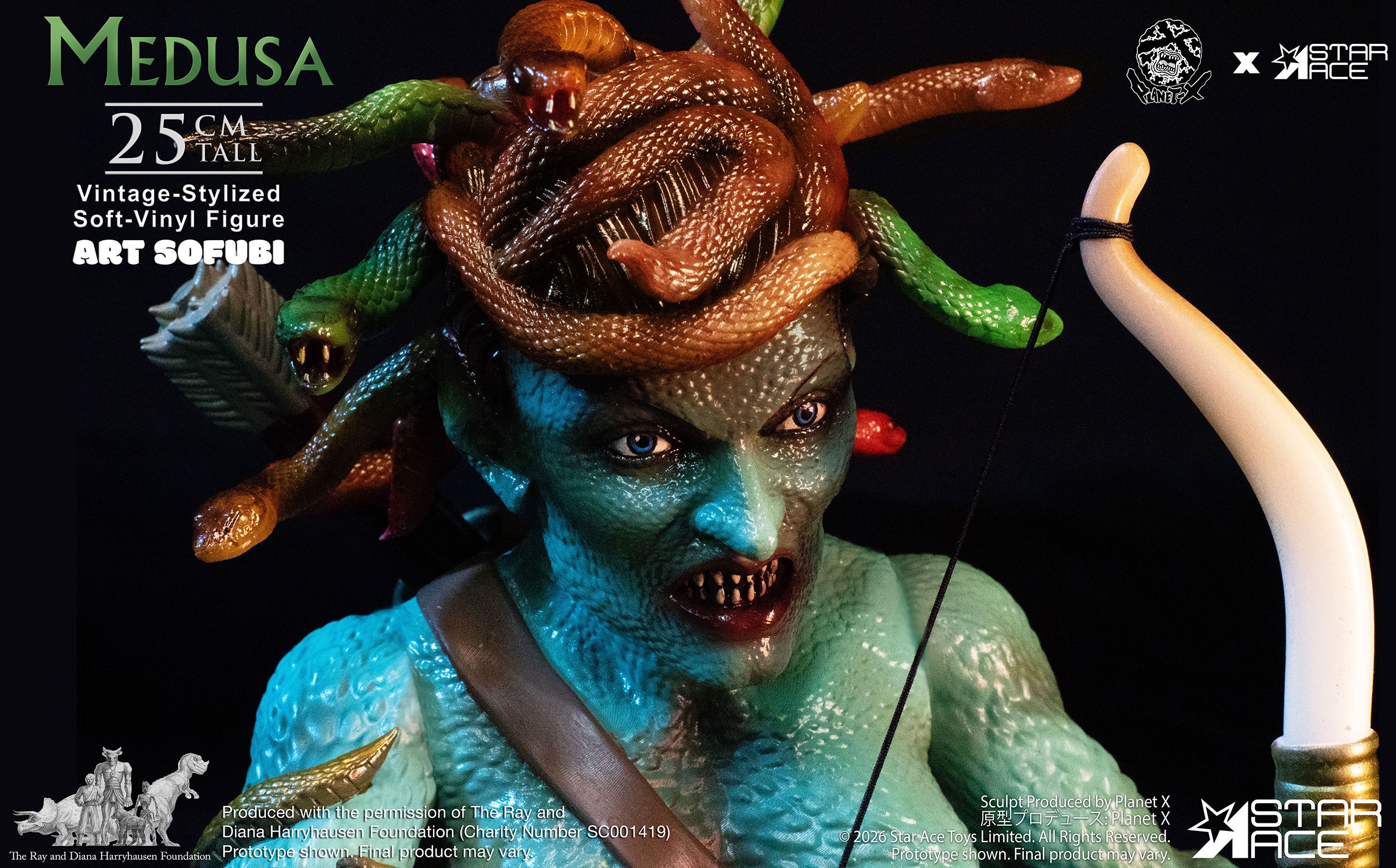 Ray Harryhausen Medusa (Vintage Stylized) Collectible Figure  (Prototype Shown) View 8