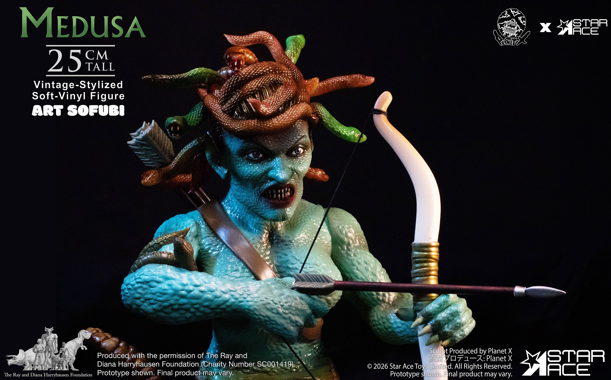 Ray Harryhausen Medusa (Vintage Stylized) Collectible Figure  (Prototype Shown) View 12