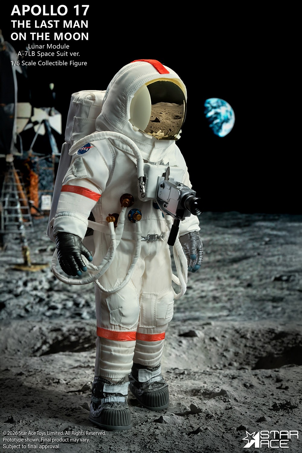 Apollo 11 The Last Man on the Moon Sixth Scale Figure  (Prototype Shown) View 8