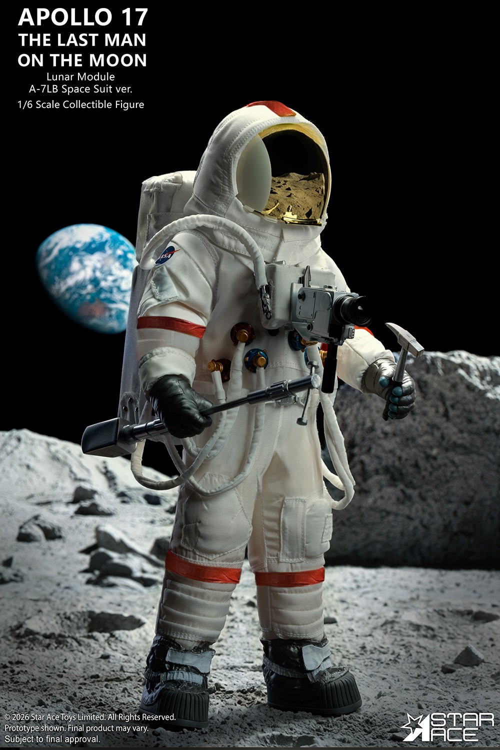 Apollo 11 The Last Man on the Moon Sixth Scale Figure  (Prototype Shown) View 9