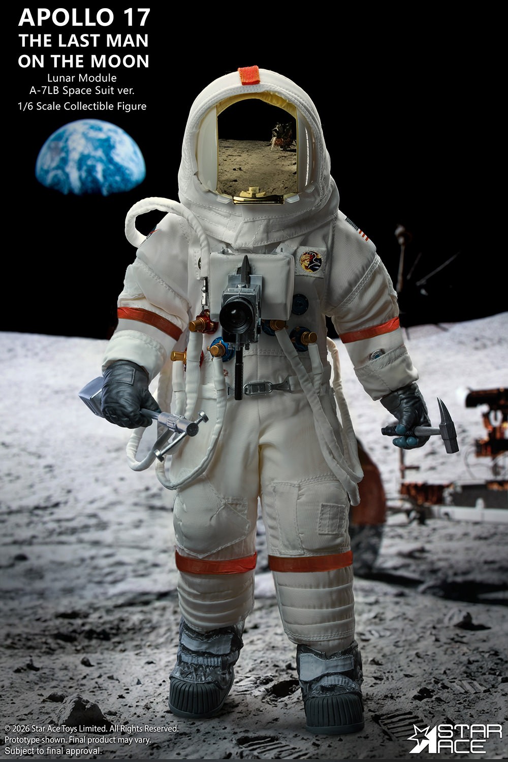 Apollo 11 The Last Man on the Moon Sixth Scale Figure  (Prototype Shown) View 11