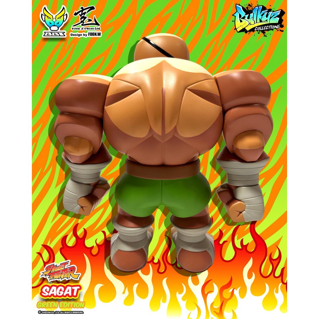 Street Fighter Sagat Collectible Figure  (Prototype Shown) View 3