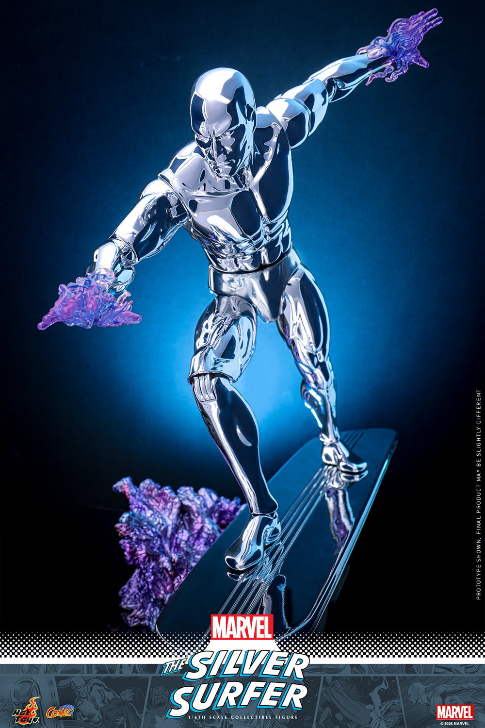 Marvel Silver Surfer Sixth Scale Figure  (Prototype Shown) View 4