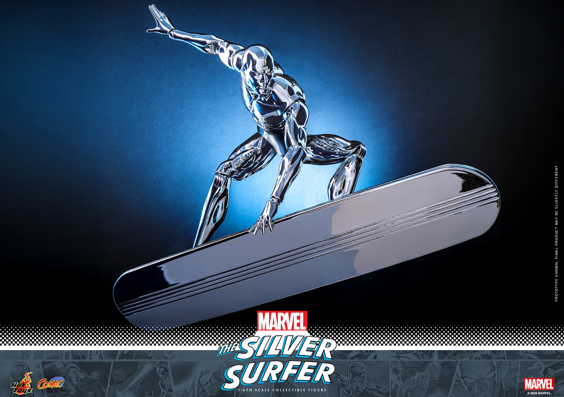 Marvel Silver Surfer Sixth Scale Figure  (Prototype Shown) View 6