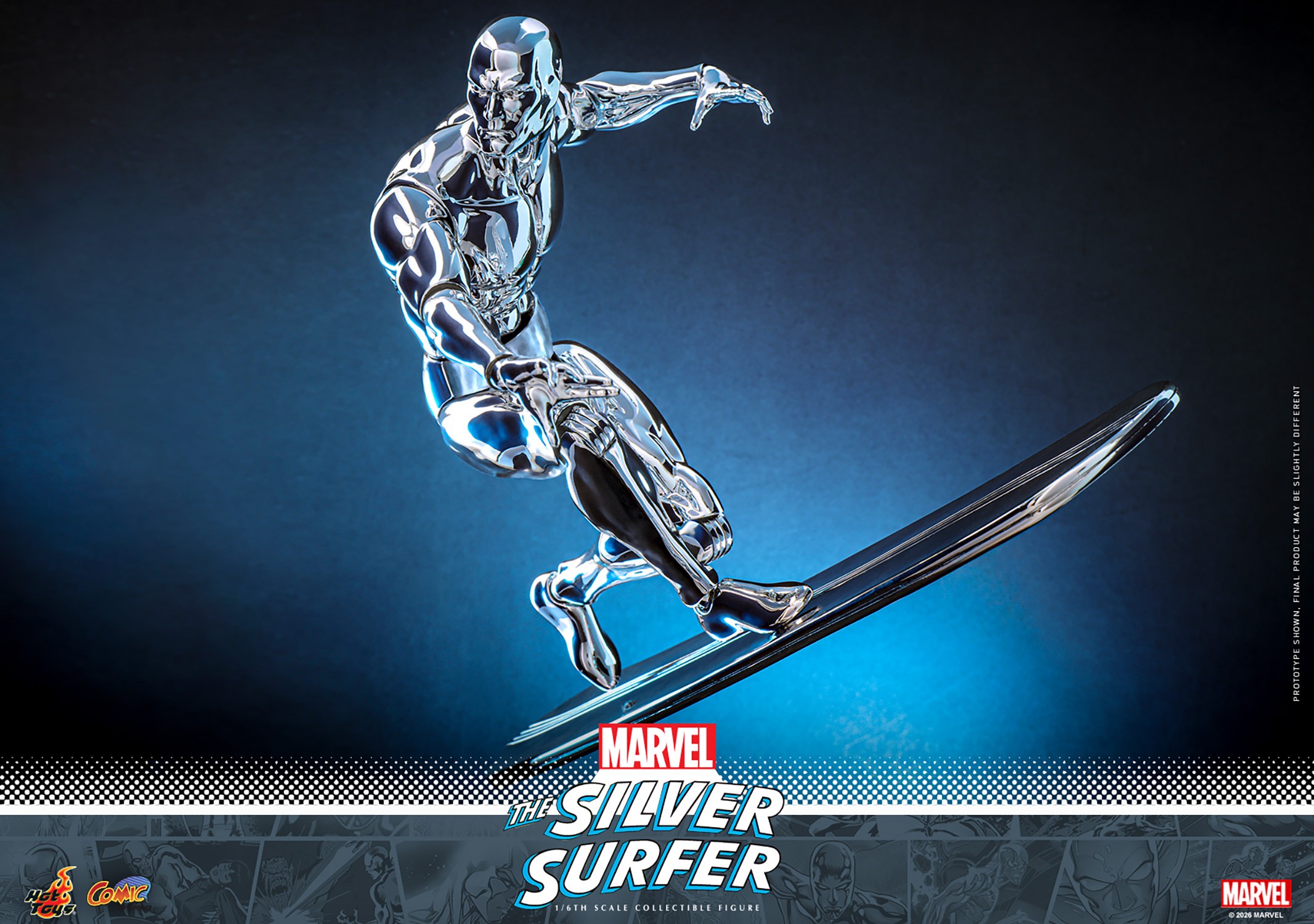 Marvel Silver Surfer Sixth Scale Figure  (Prototype Shown) View 7