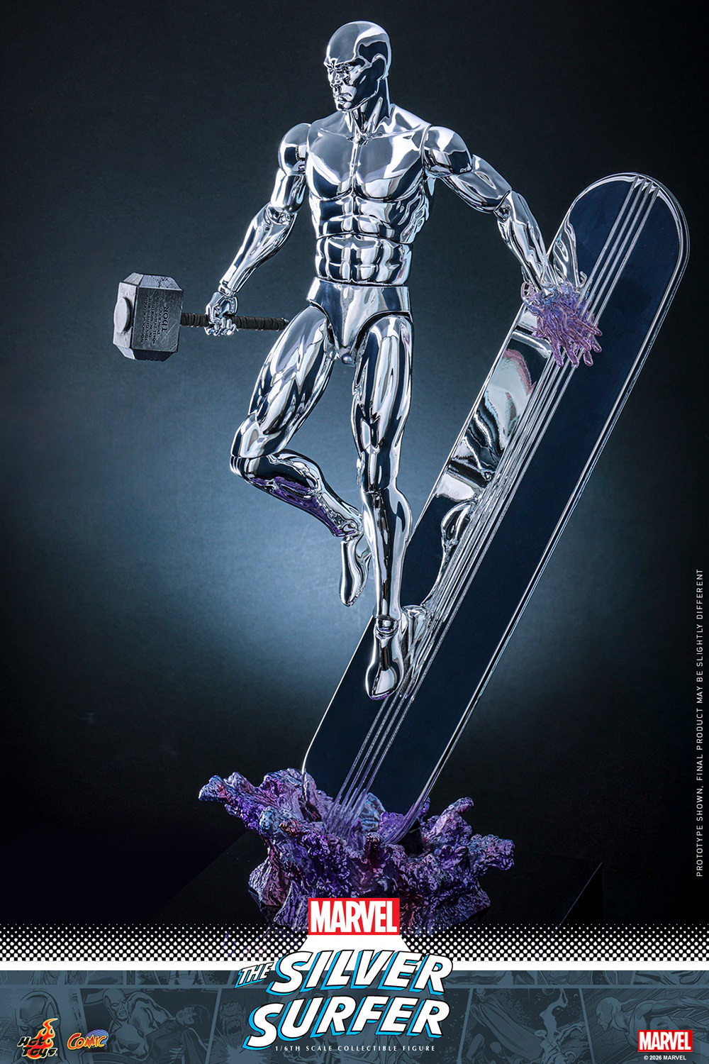 Marvel Silver Surfer Sixth Scale Figure  (Prototype Shown) View 10