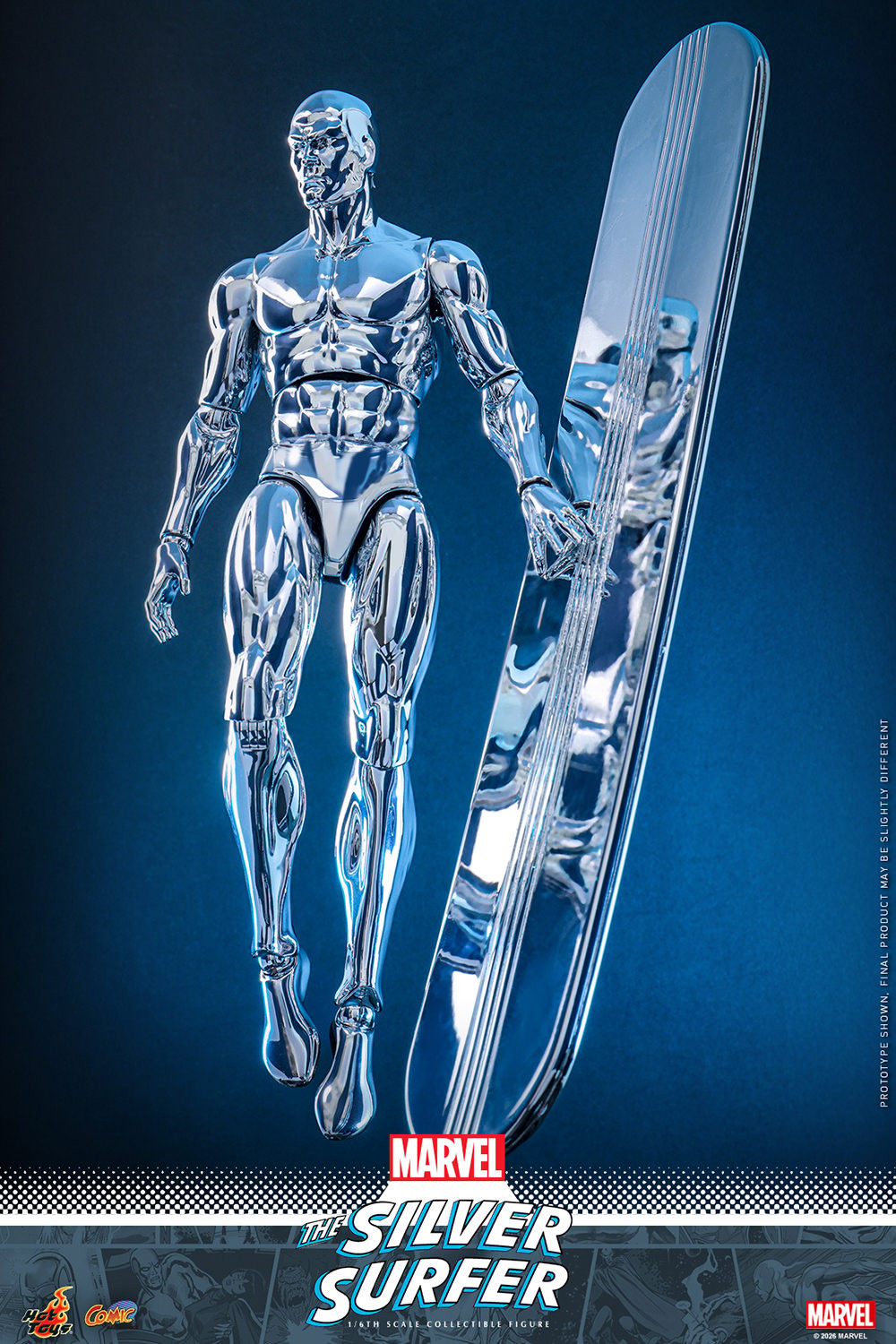 Marvel Silver Surfer Sixth Scale Figure  (Prototype Shown) View 12