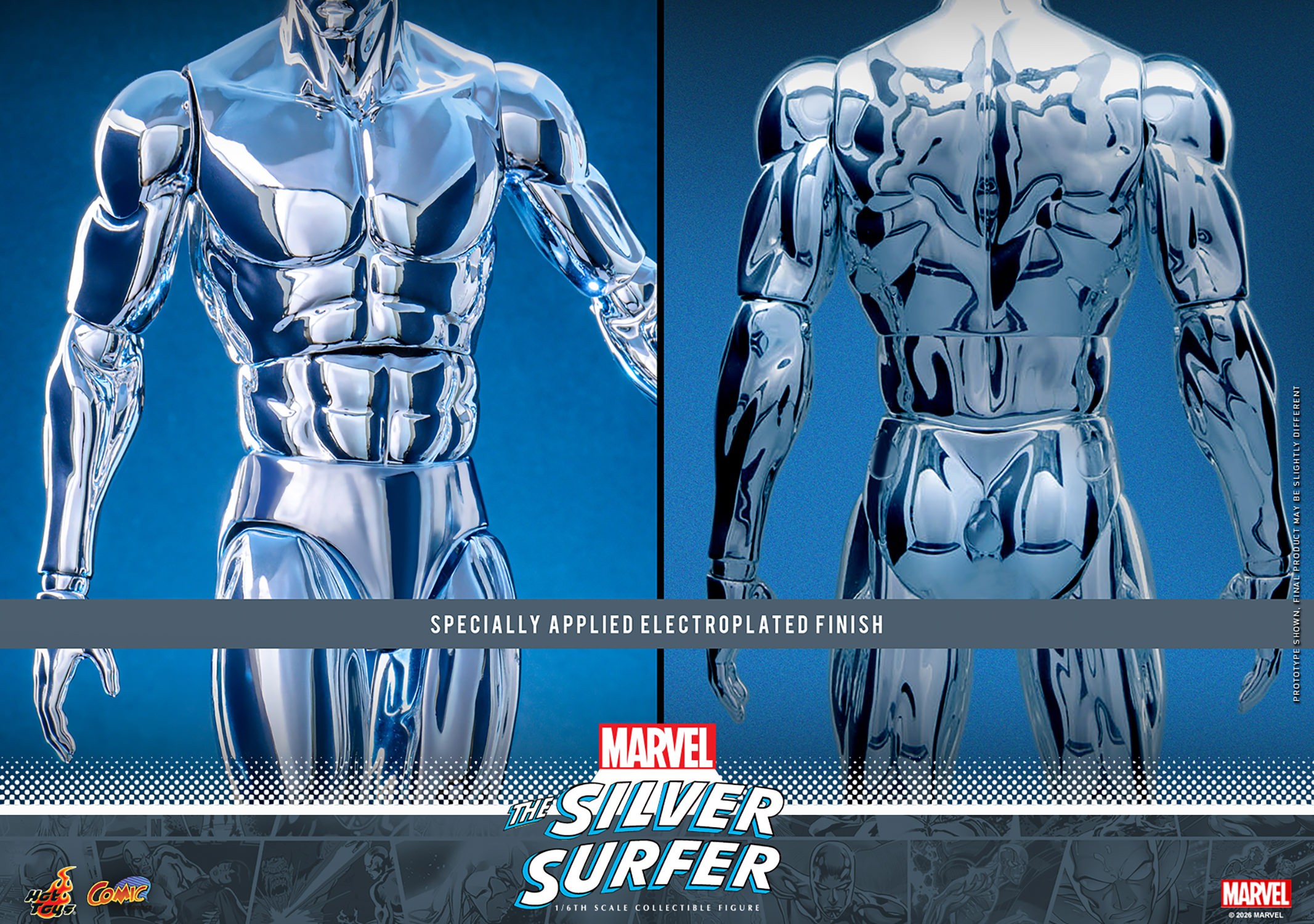 Marvel Silver Surfer Sixth Scale Figure  (Prototype Shown) View 17