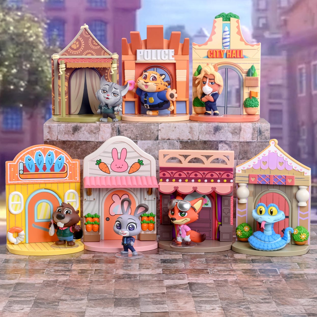 Disney Zootopia 2 Cosbi Diorama Collection Blind Box Set  (Prototype Shown) View 1