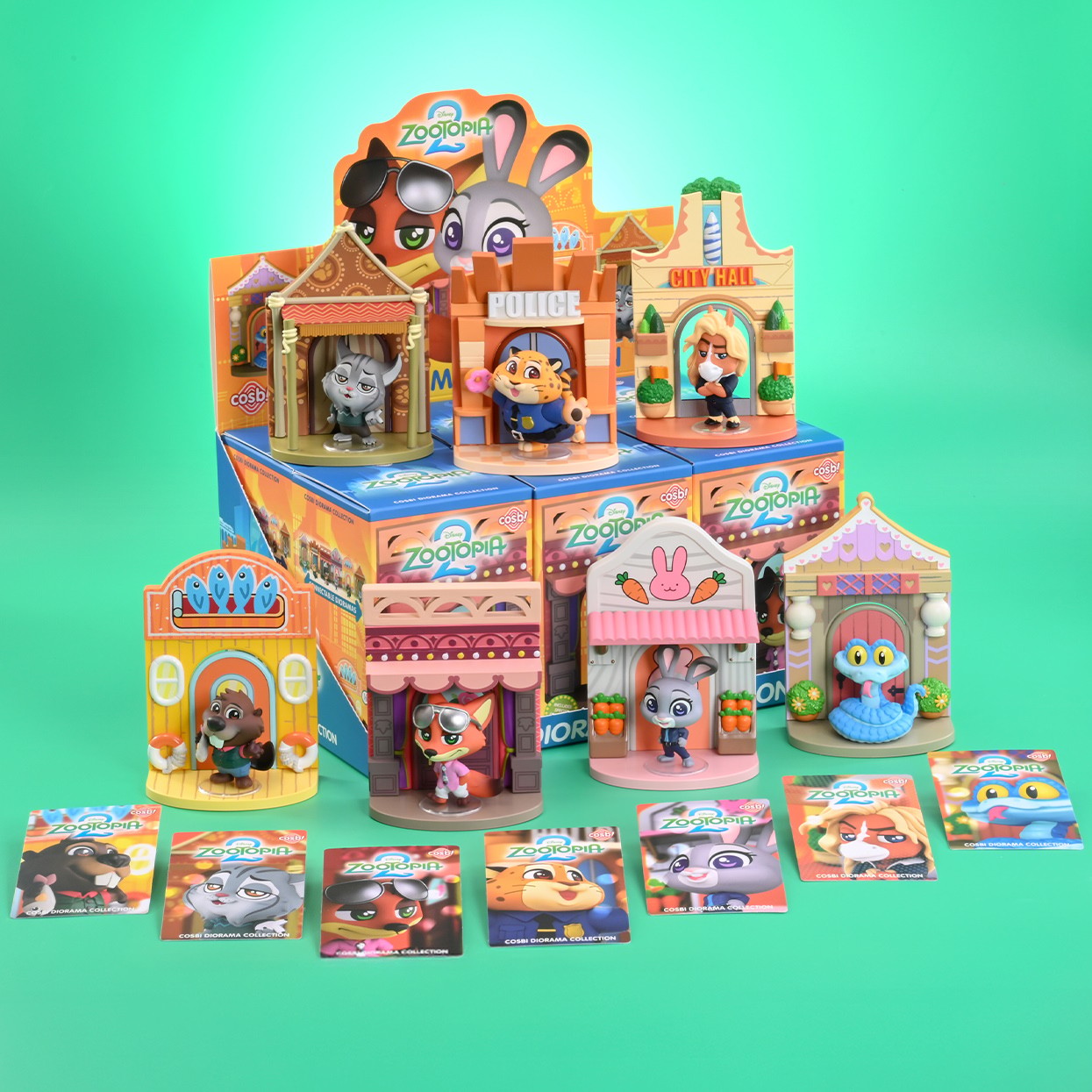 Disney Zootopia 2 Cosbi Diorama Collection Blind Box Set  (Prototype Shown) View 2