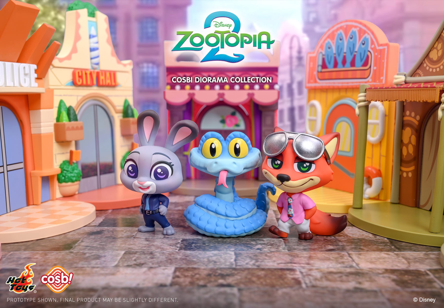 Disney Zootopia 2 Cosbi Diorama Collection Blind Box Set  (Prototype Shown) View 7