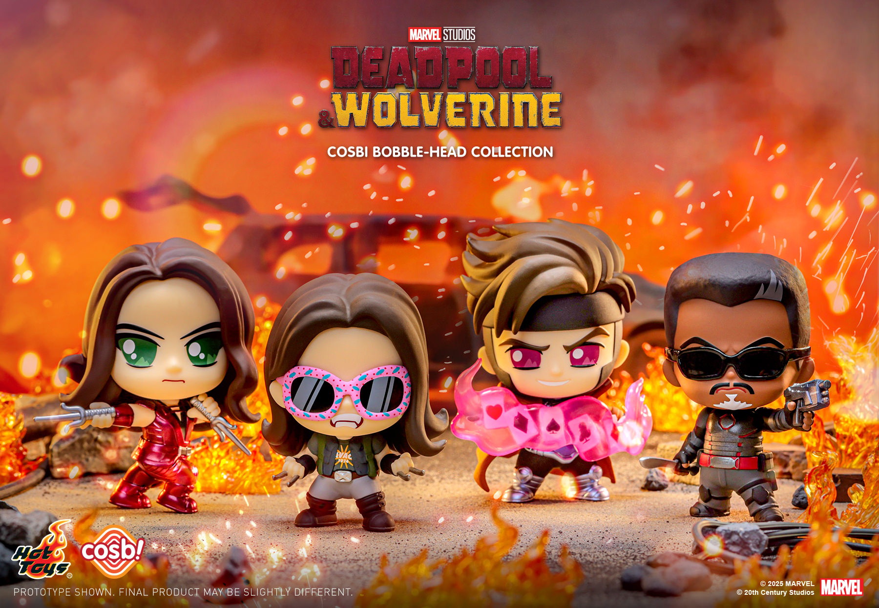 Marvel Deadpool & Wolverine Cosbi Bobble-Head Collection (Series 2) Blind Box Set  Collector Edition (Prototype Shown) View 12