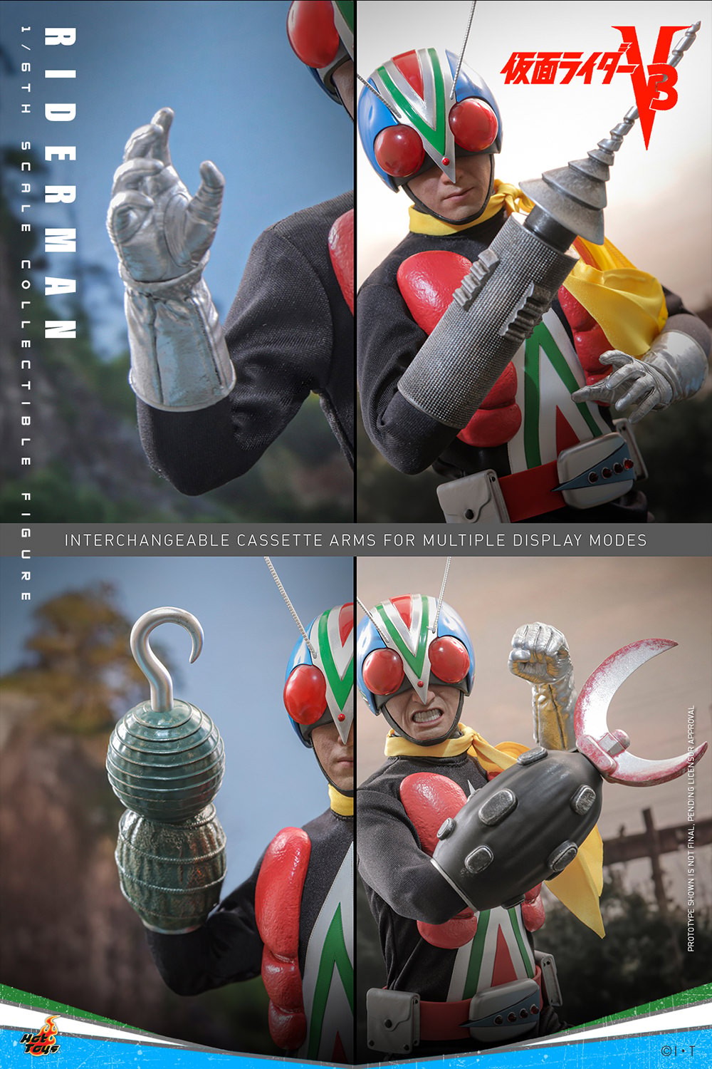 Kamen Rider Riderman Sixth Scale Figure  (Prototype Shown) View 18
