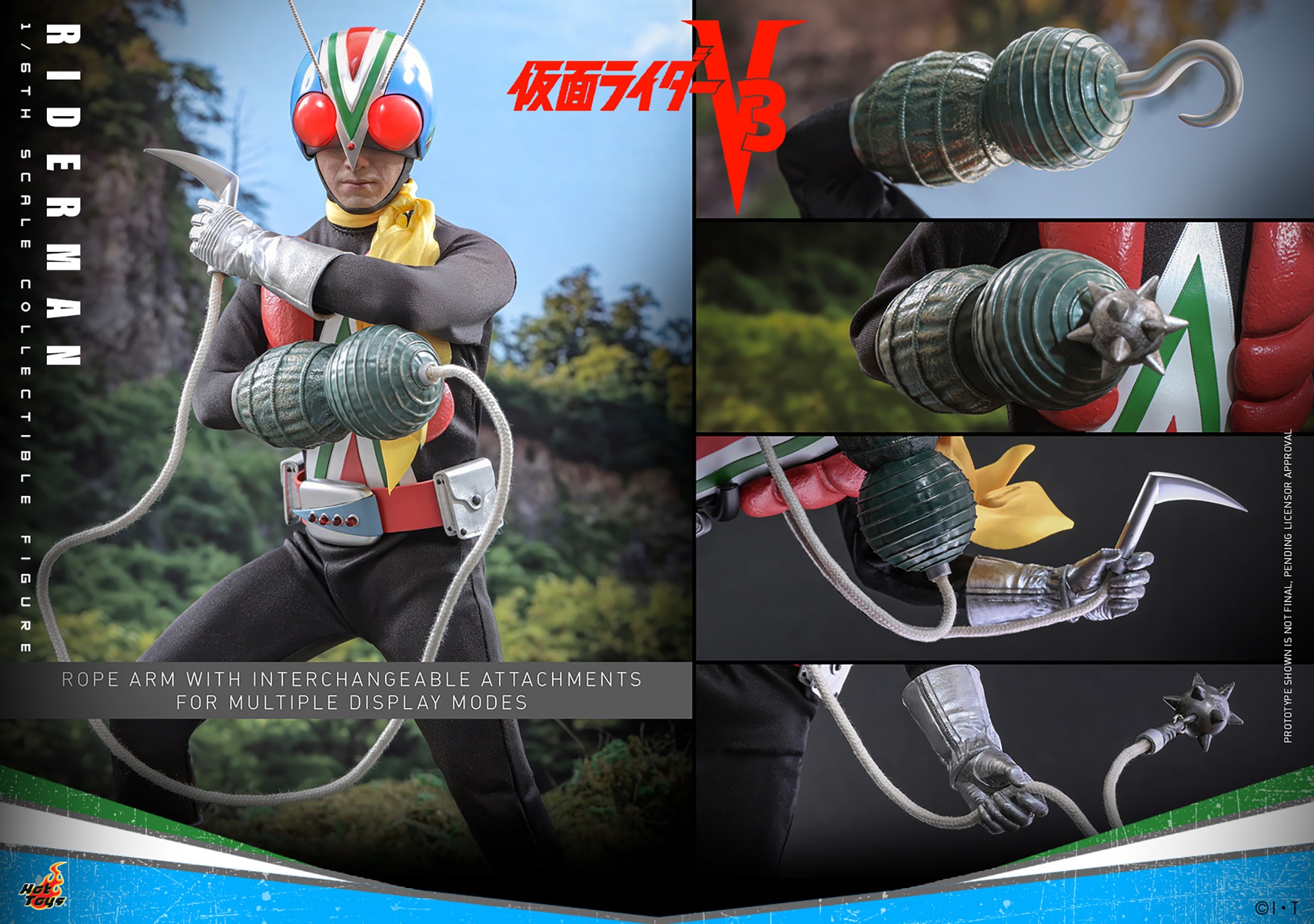 Kamen Rider Riderman Sixth Scale Figure  (Prototype Shown) View 19
