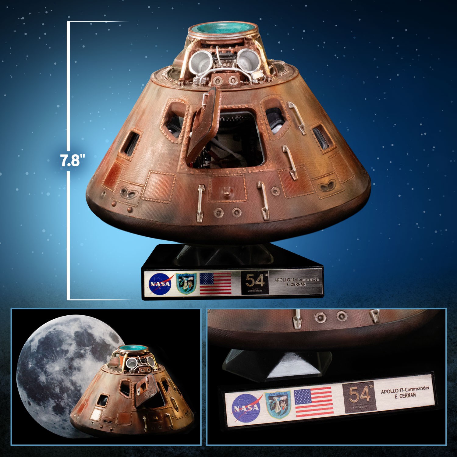 Apollo 17 Command Module Scaled Replica by Star Ace Toys