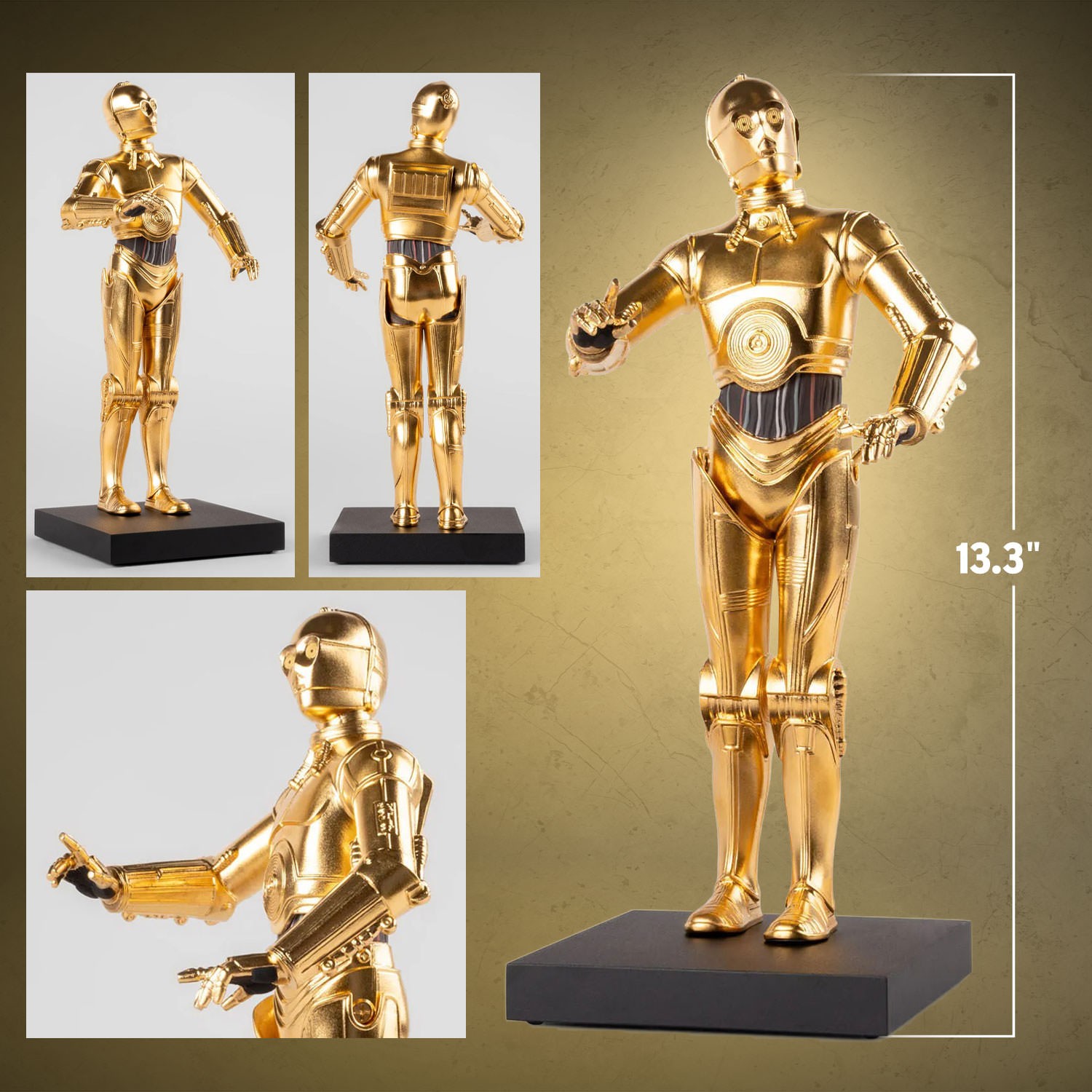Star Wars C-3PO Porcelain Statue  (Prototype Shown) View 2