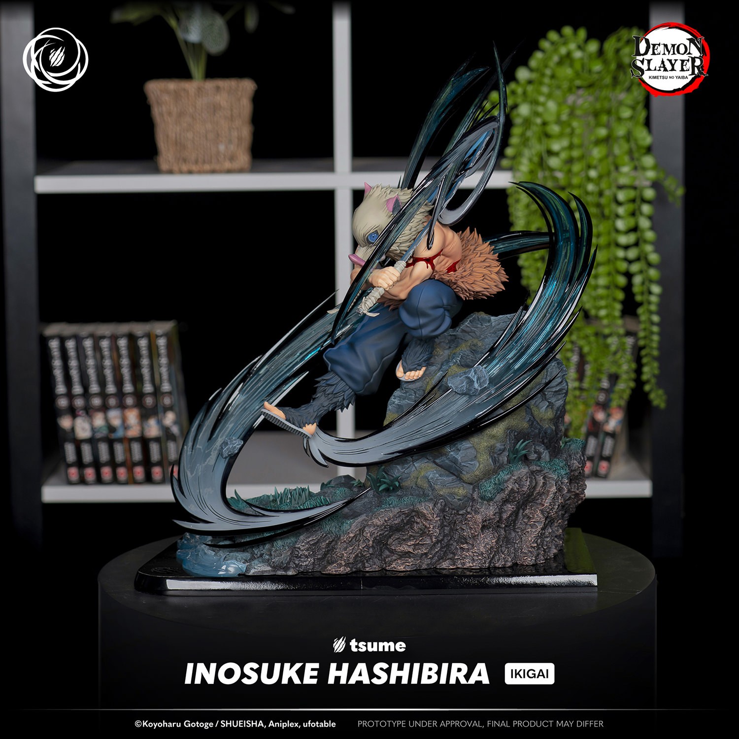 Demon Slayer Inosuke Hashibira Ikigai Statues  (Prototype Shown) View 1
