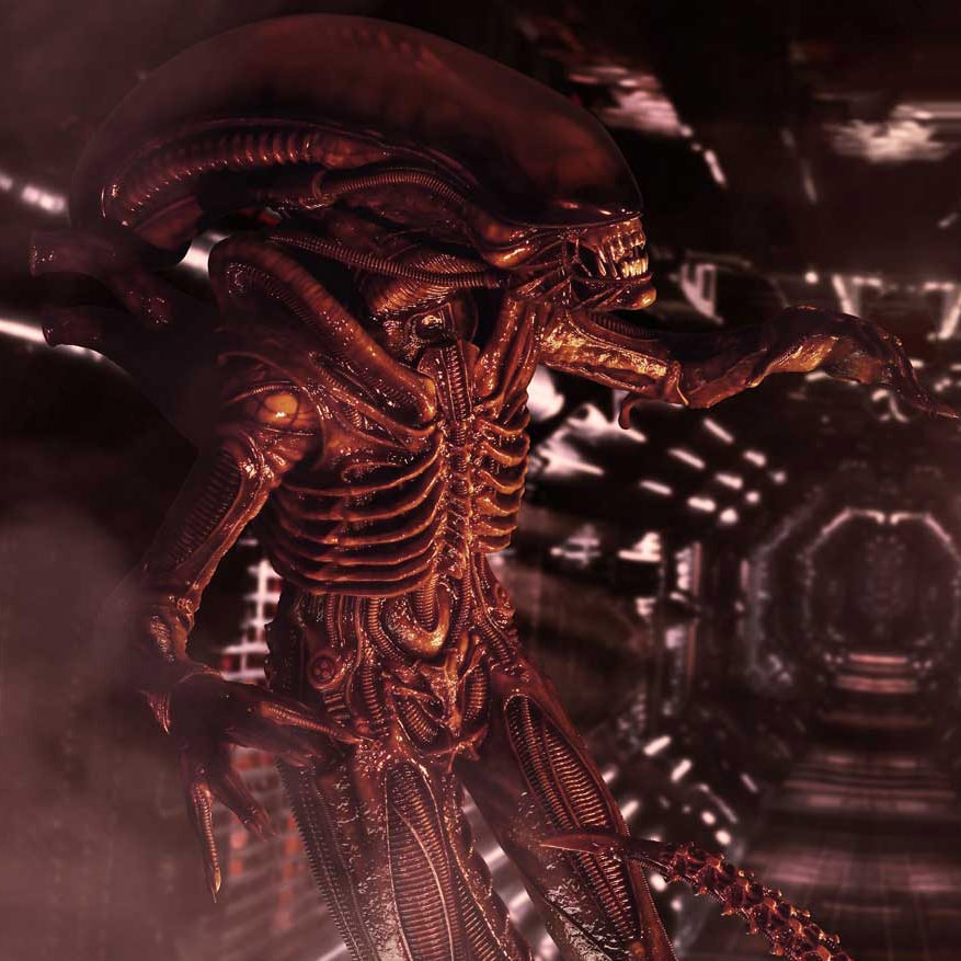 Alien Big Chap Xenomorph (Deluxe Version) 1:3 Scale Statue  (Prototype Shown) View 4