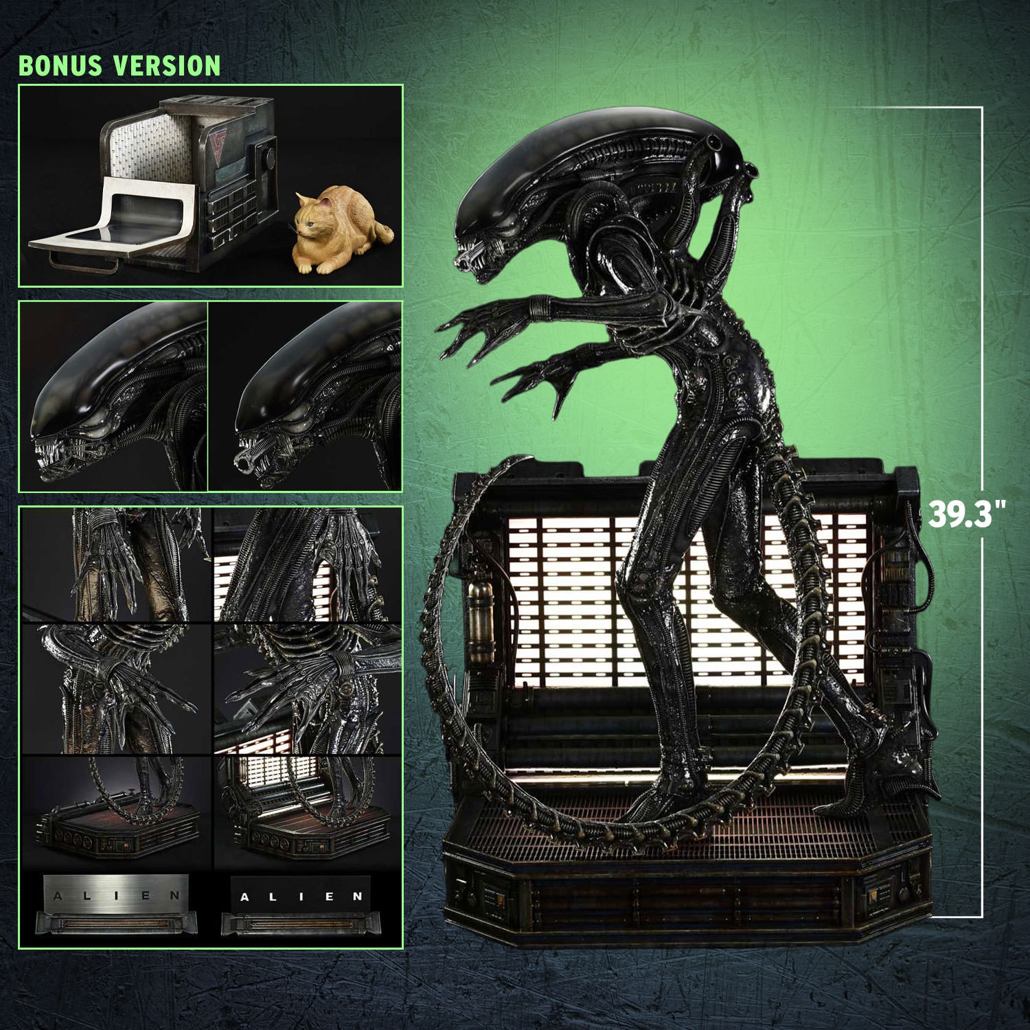 Alien Big Chap Xenomorph (Deluxe Bonus Version) 1:3 Scale Statue  (Prototype Shown) View 2