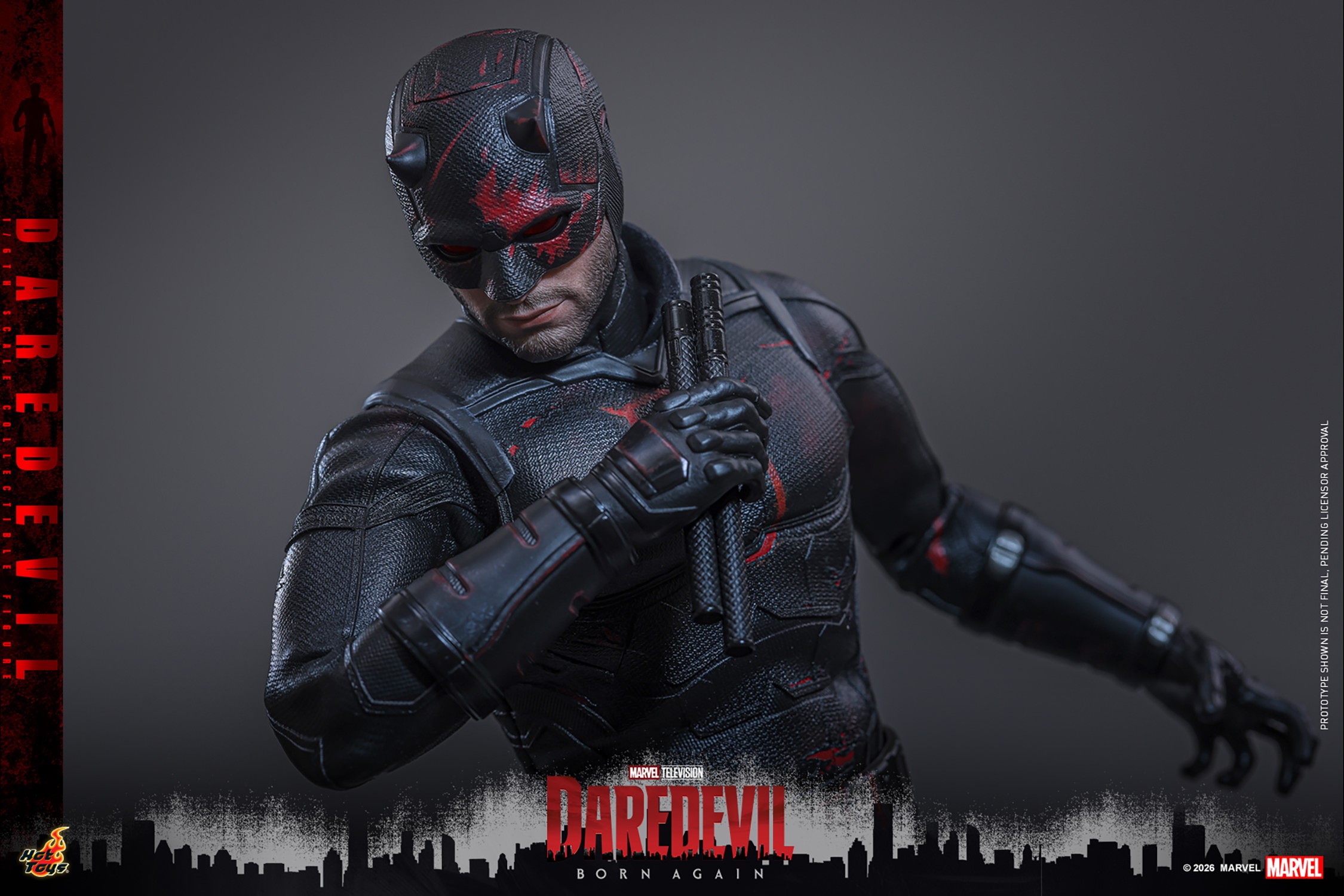MARVEL HotToys Daredevi フィギュア ホットトイズ Daredevil - Marvel - Sixth Scale - Hot Toys | Amazon.com.br