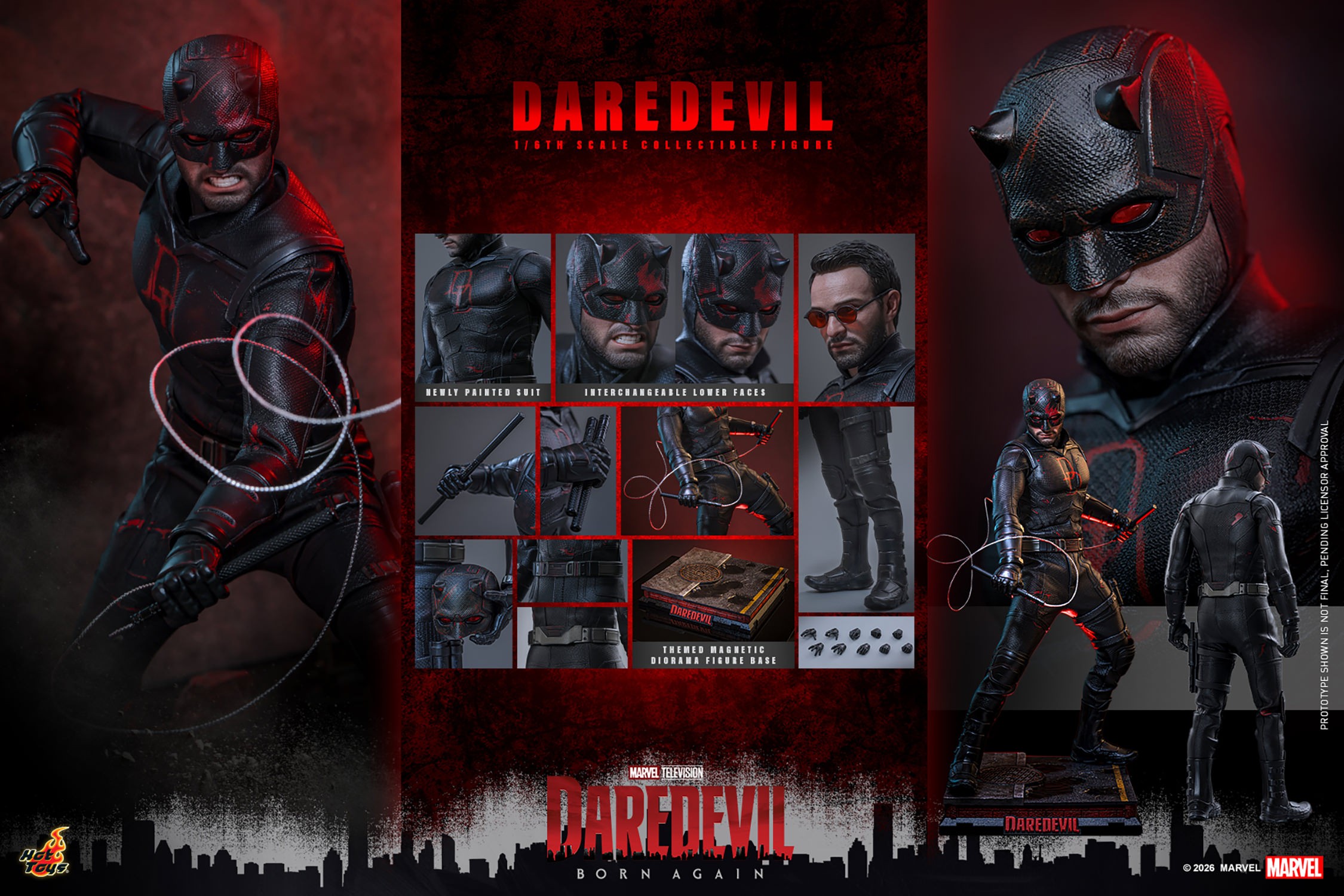 Marvel Daredevil Sixth Scale Figure  (Prototype Shown) View 23