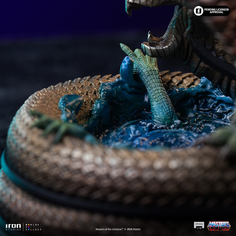Masters of the Universe Kobra Khan 1:10 Scale Statue  (Prototype Shown) View 10
