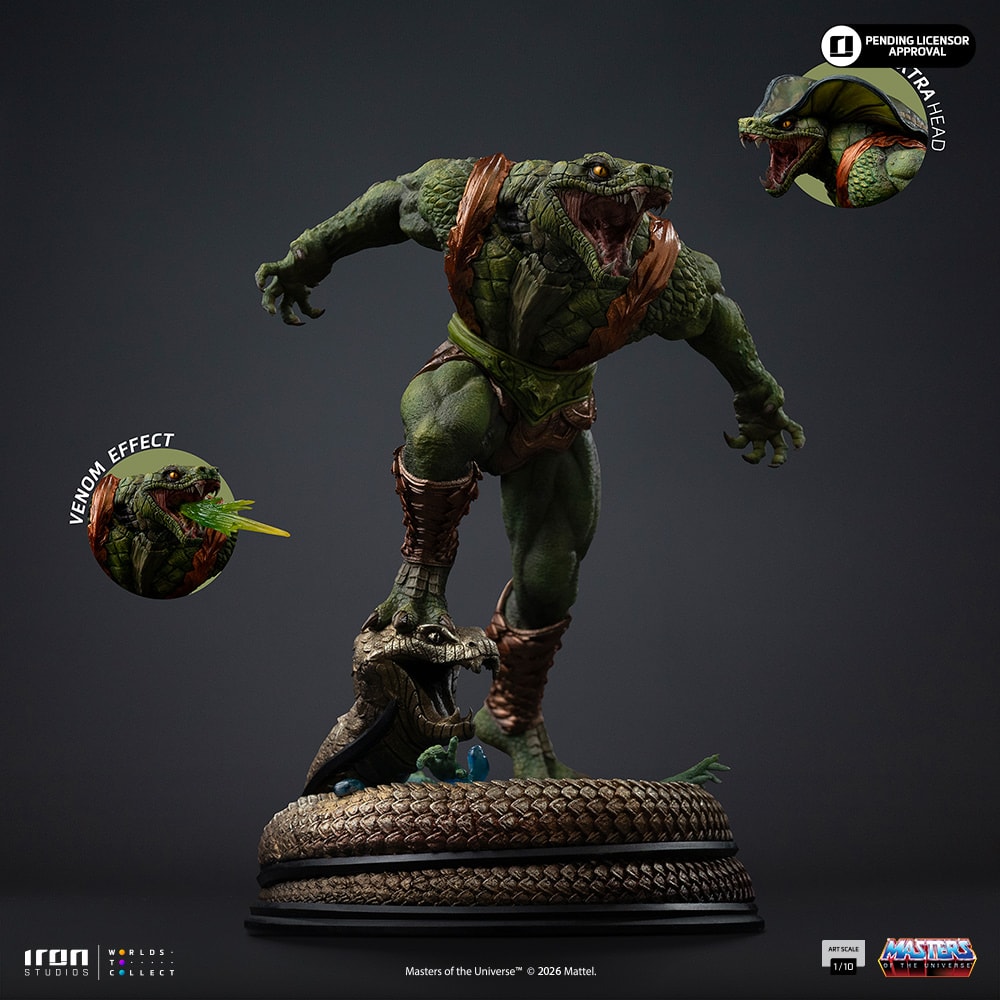 Masters of the Universe Kobra Khan 1:10 Scale Statue  (Prototype Shown) View 11