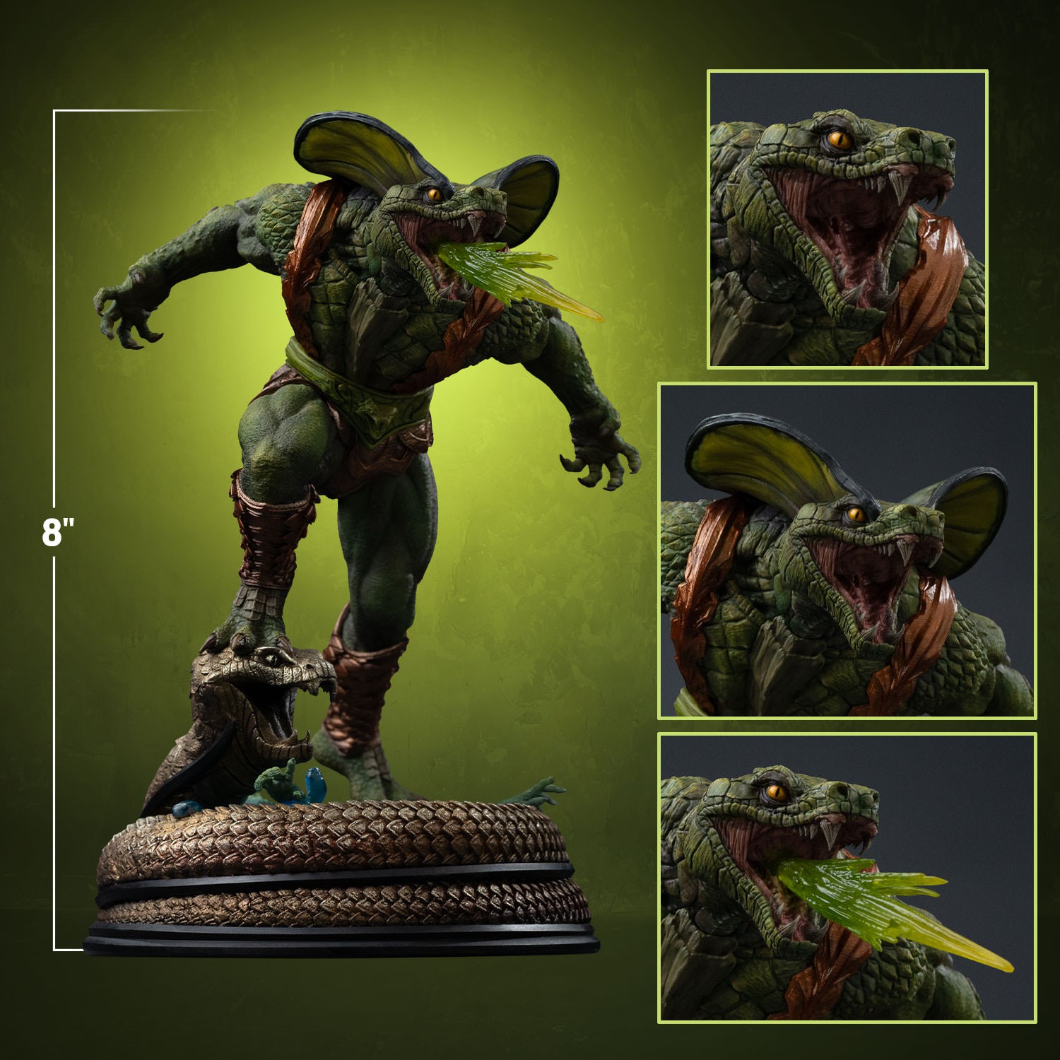 Masters of the Universe Kobra Khan 1:10 Scale Statue  (Prototype Shown) View 2