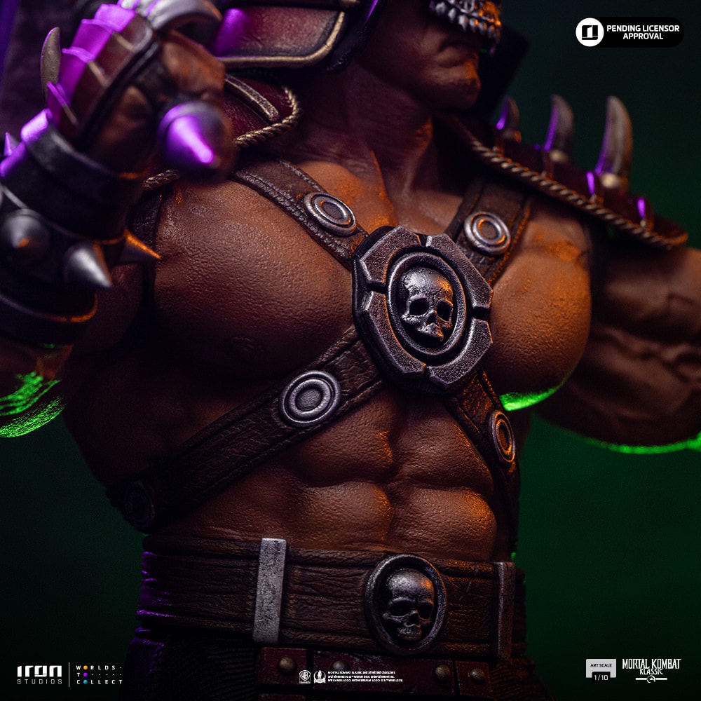 Mortal Kombat Shao Khan, Emperor of Outworld 1:10 Scale Statue  (Prototype Shown) View 3