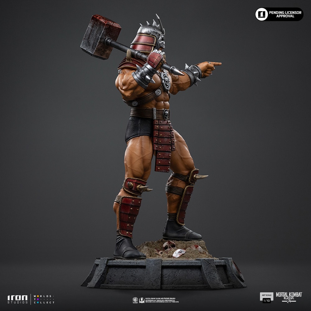 Mortal Kombat Shao Khan, Emperor of Outworld 1:10 Scale Statue  (Prototype Shown) View 8