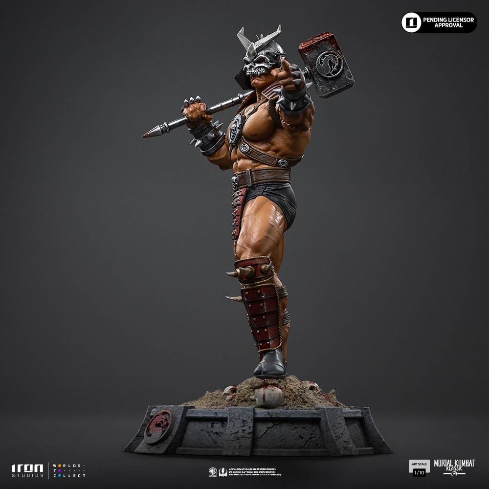 Mortal Kombat Shao Khan, Emperor of Outworld 1:10 Scale Statue  (Prototype Shown) View 11
