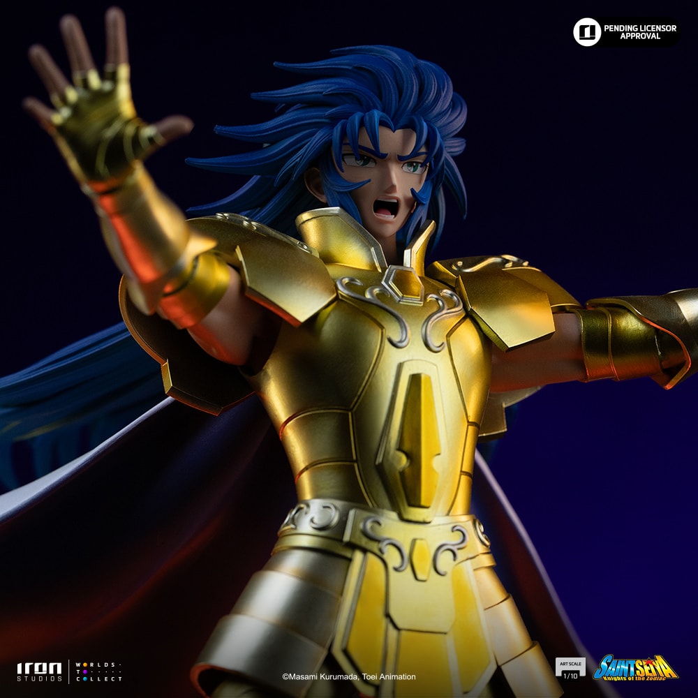 Saint Seiya Gemini Saga 1:10 Scale Statue  (Prototype Shown) View 4