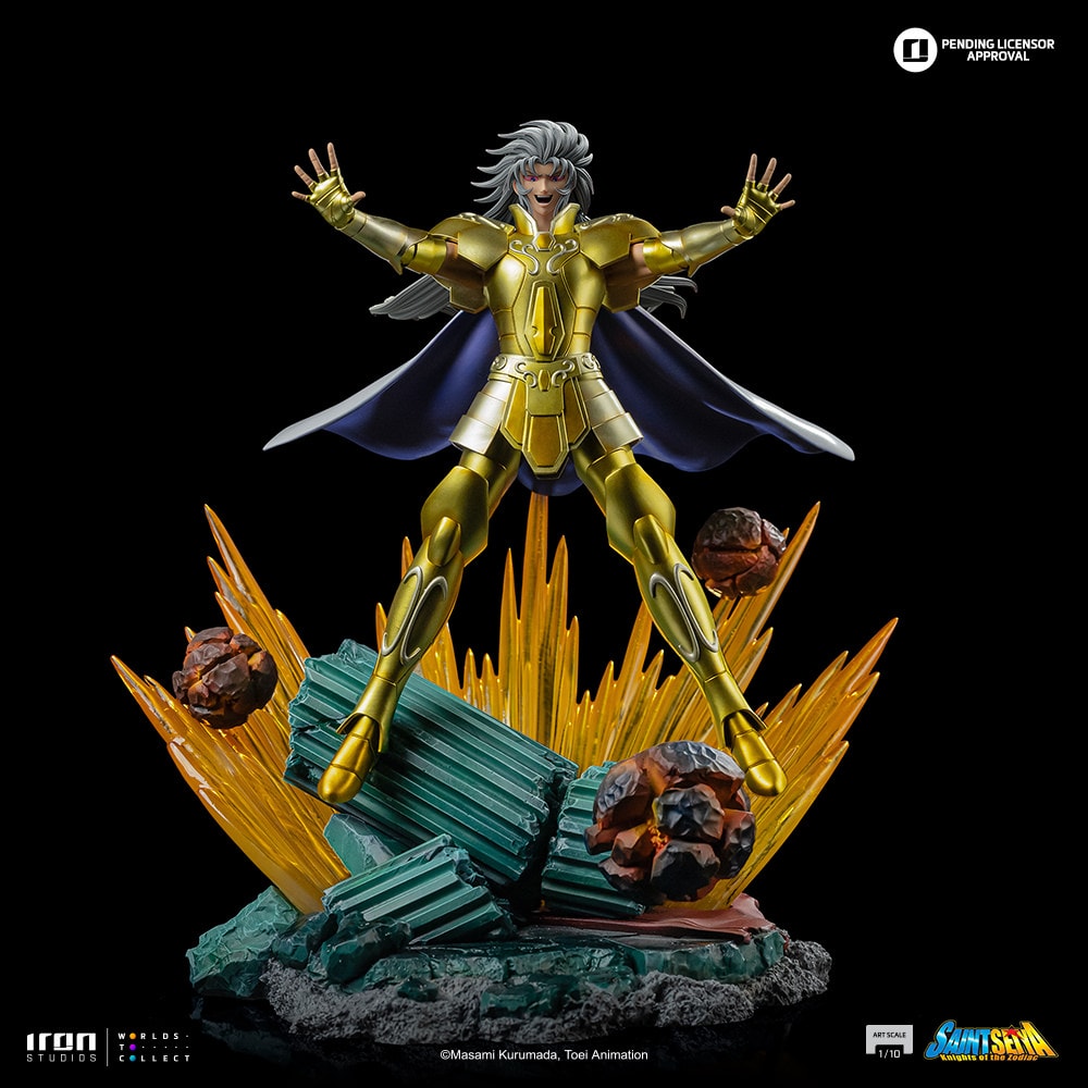 Saint Seiya Gemini Saga 1:10 Scale Statue  (Prototype Shown) View 11