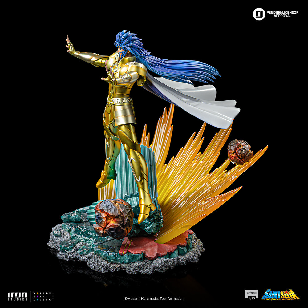 Saint Seiya Gemini Saga 1:10 Scale Statue  (Prototype Shown) View 12