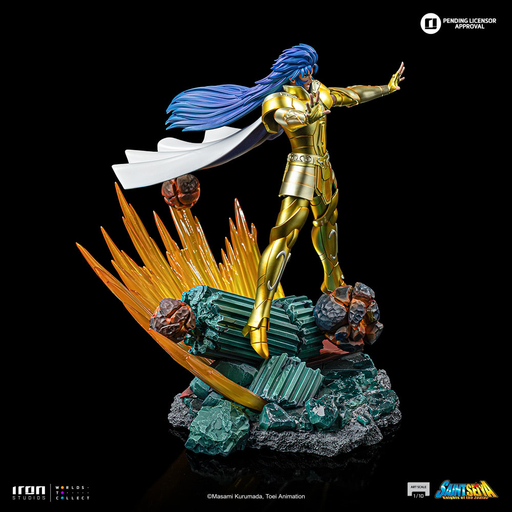 Saint Seiya Gemini Saga 1:10 Scale Statue  (Prototype Shown) View 14