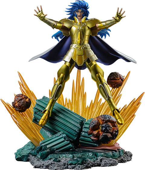 Saint Seiya Gemini Saga 1:10 Scale Statue  (Prototype Shown) View 15