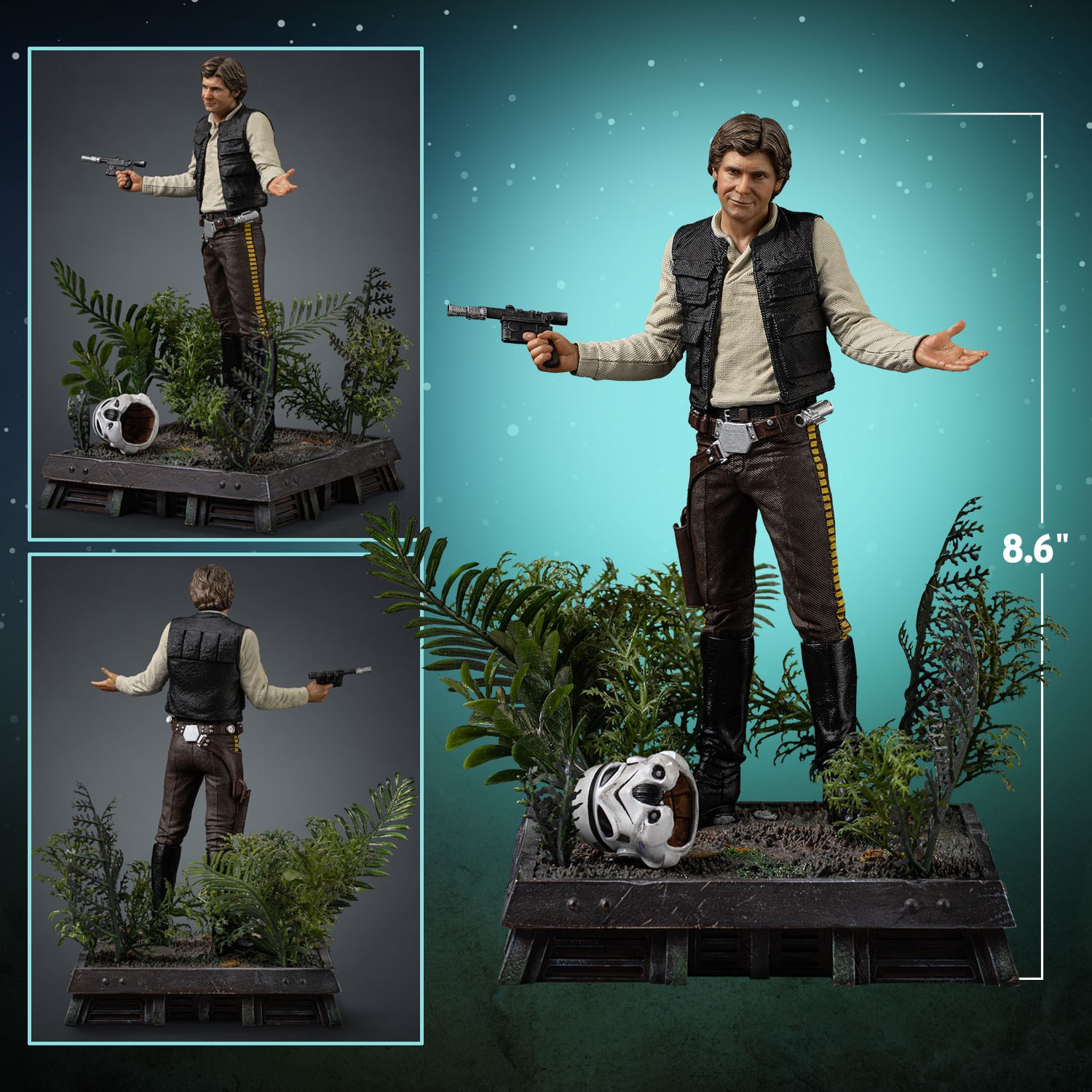 Star Wars Han Solo 1:10 Scale Statue  (Prototype Shown) View 2