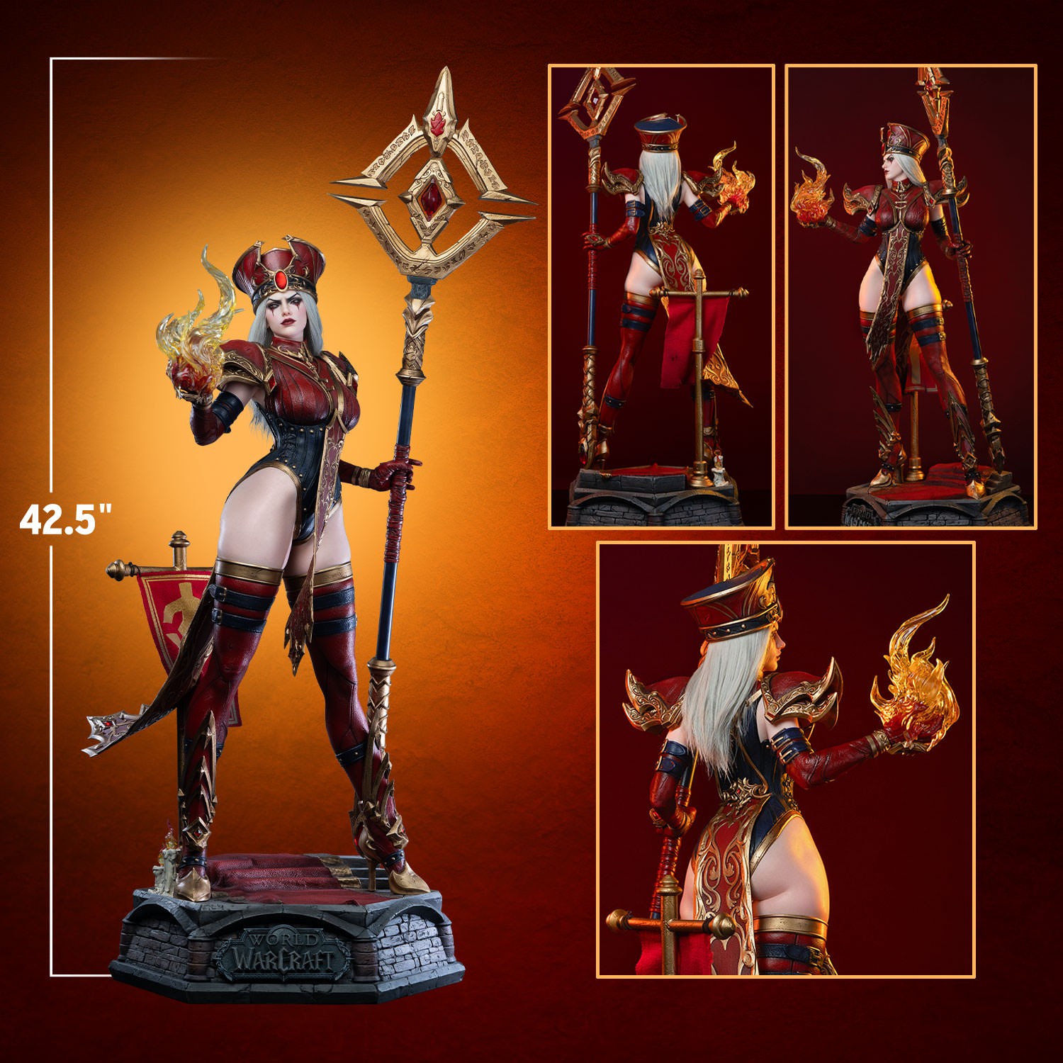 Warcraft Sally Whitemane 1:3 Scale Statue  (Prototype Shown) View 2