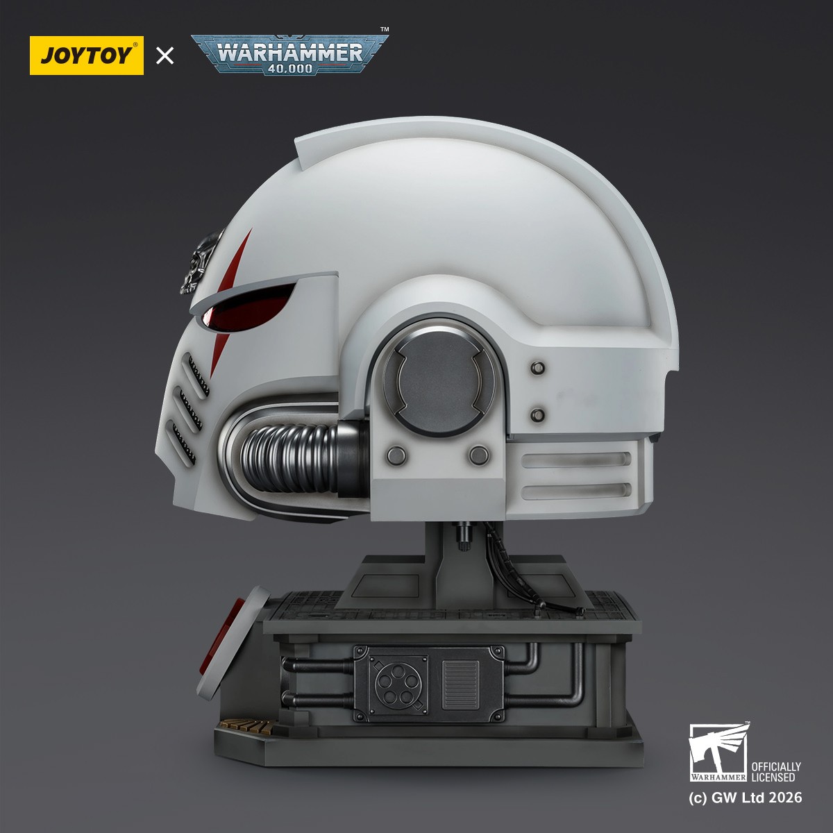 Warhammer 40K White Scars MkX Helmet & Display Stand Prop Replica  (Prototype Shown) View 5