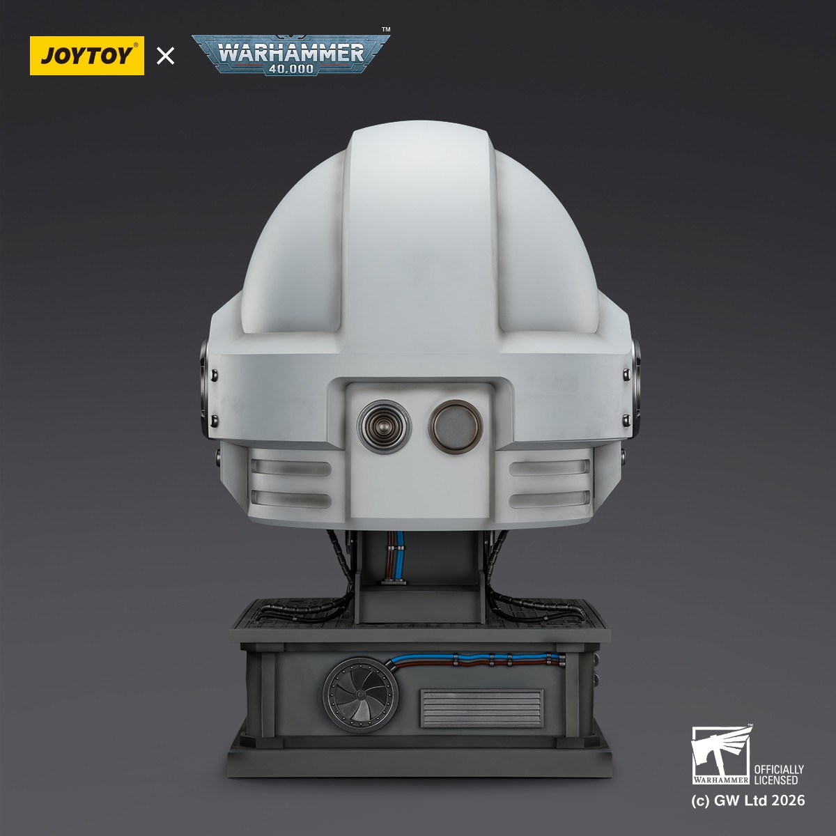 Warhammer 40K White Scars MkX Helmet & Display Stand Prop Replica  (Prototype Shown) View 6